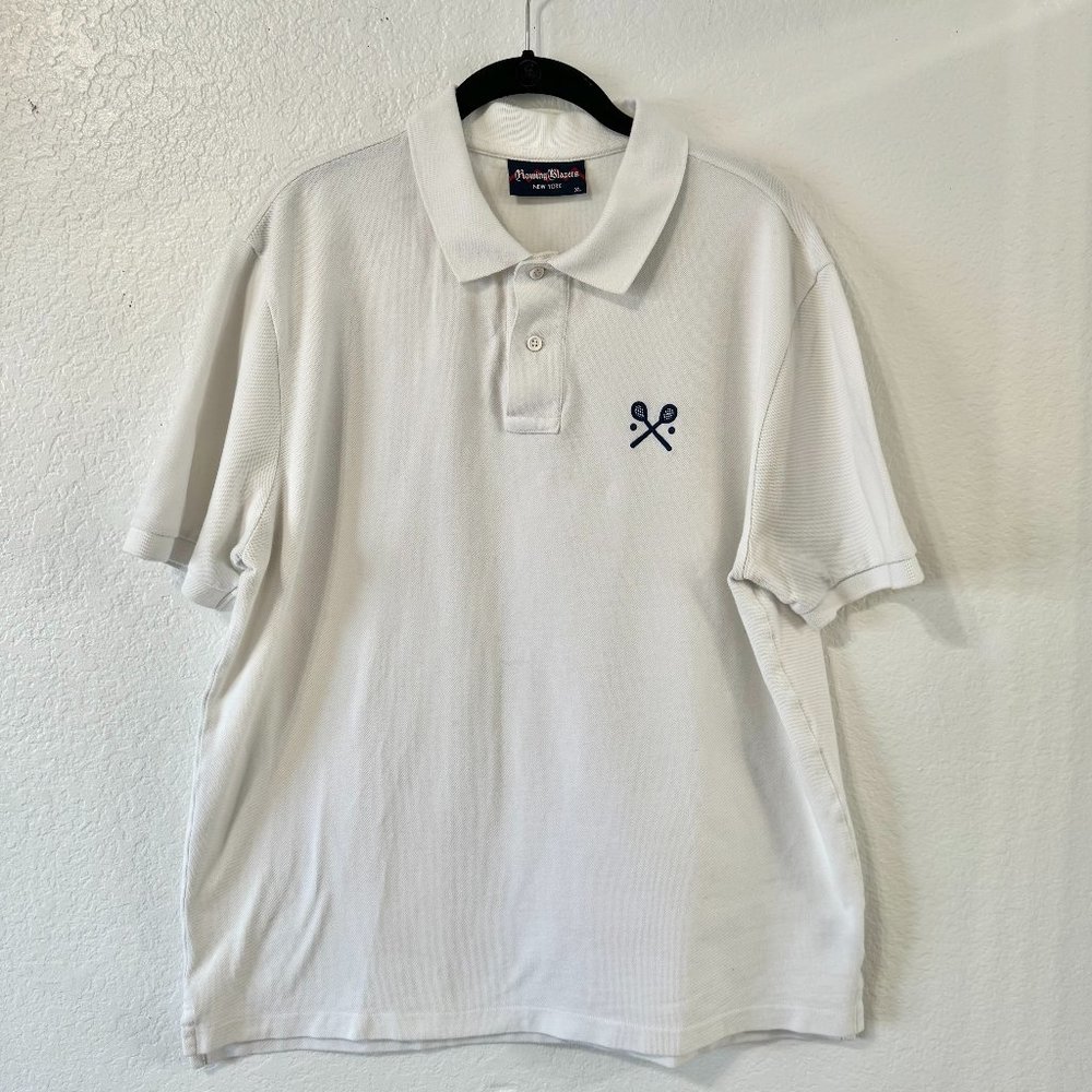Rowing Blazers White Tennis Polo XL